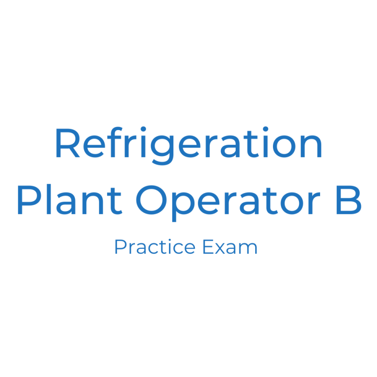 Refrigeration Plant Operator Practice Exam Power Engineering 101