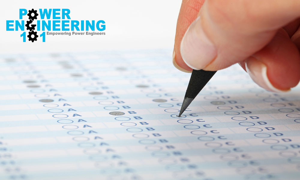 Power engineering exam breakdowns